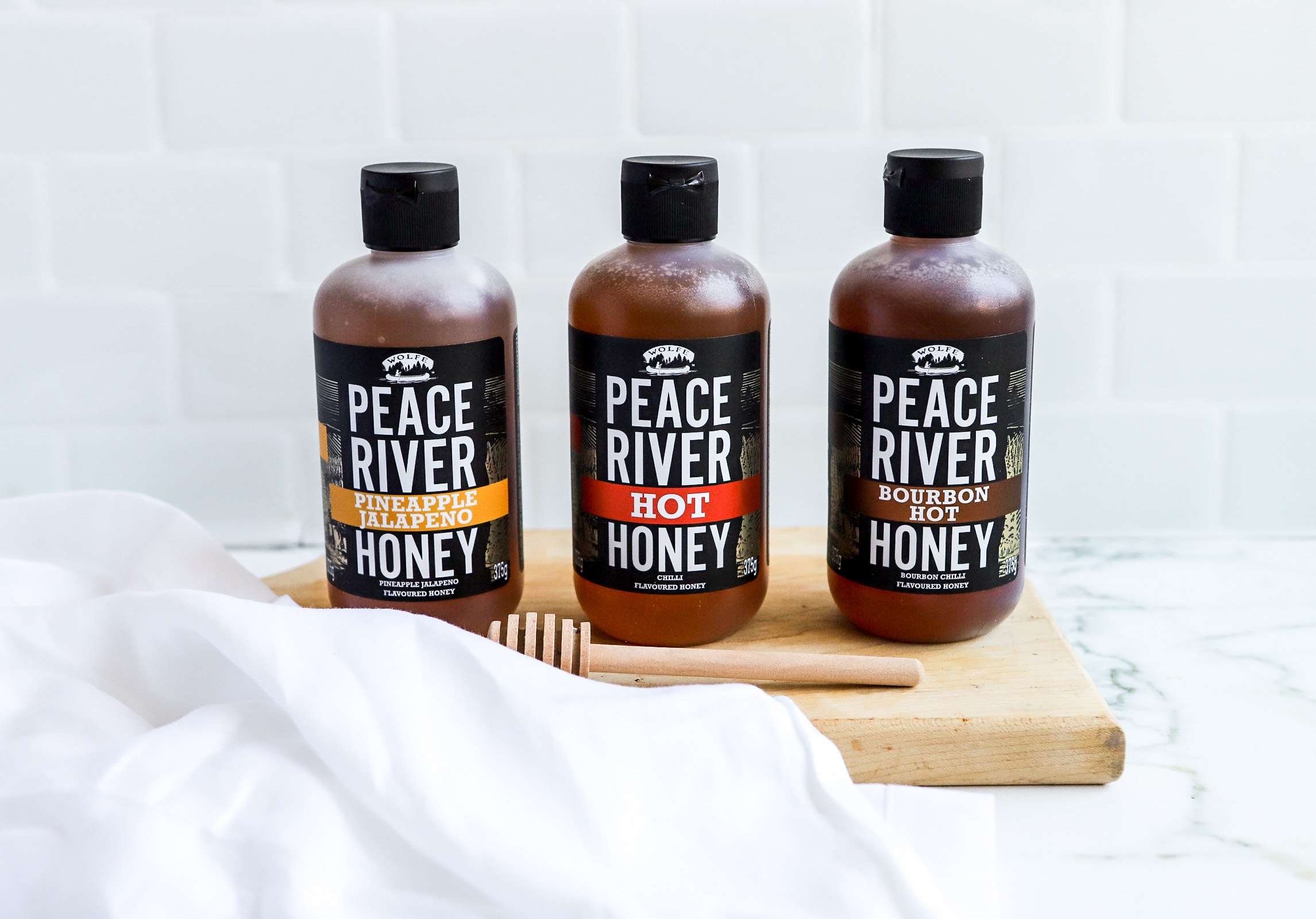 Pineapple Jalapeño, Hot and Bourbon Hot Honey
